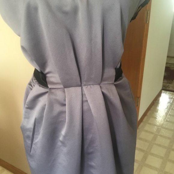Sound& Matter Gray, Black Lace, Pockets Dress Sz S - Picture 11 of 15